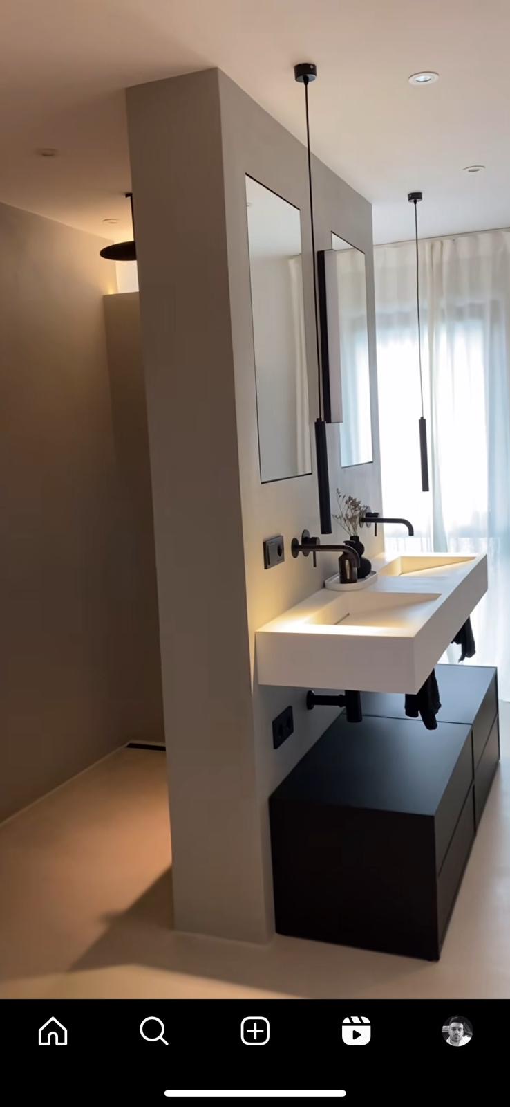 Badezimmer-Installation